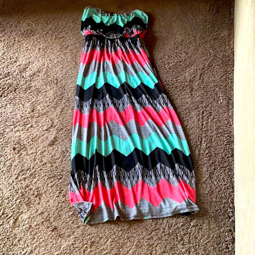 Multi-color maxi dress